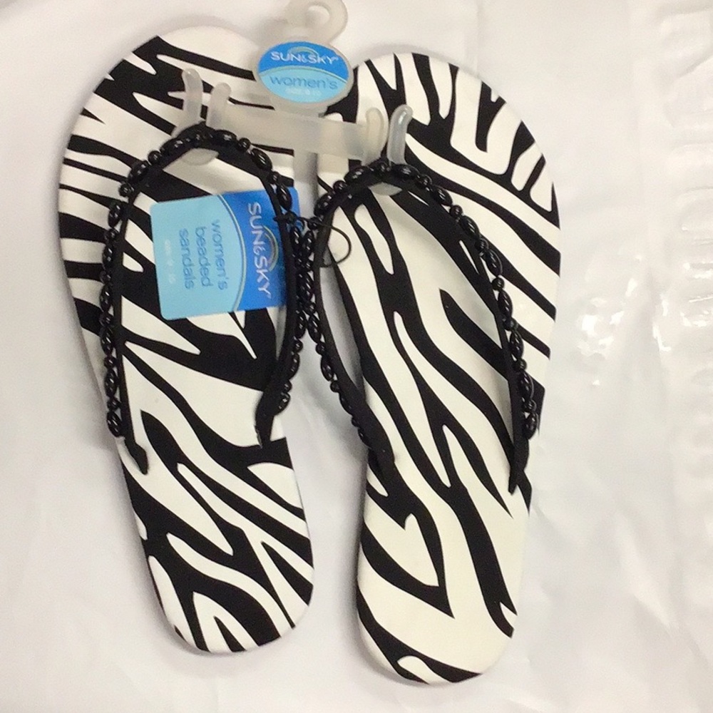 Sandals. Zebra Design 5-6